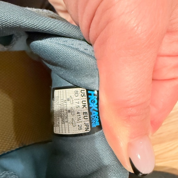 Hoka Gray and Yellow Sneakers - Picture 6 of 6